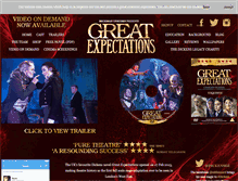 Tablet Screenshot of greatexpectationstheplay.com